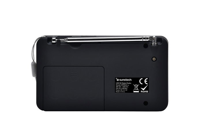 Sunstech Radio Portátil RPDS32BL Negra y Azul Sunstech Radio Portátil RPDS32BL Negra y Azul